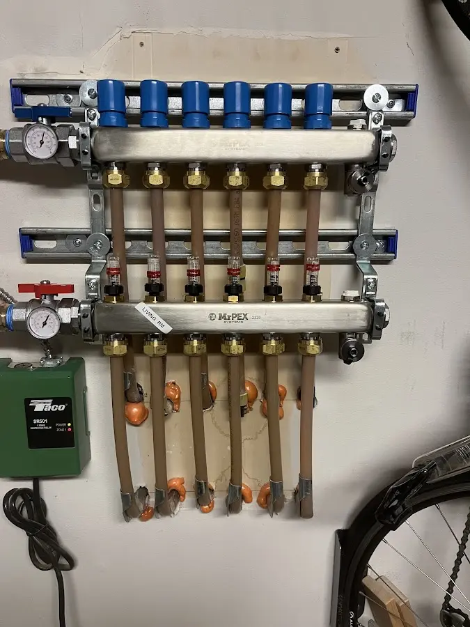 Plumber performing Leak Detection at a residential property in Combee Settlement